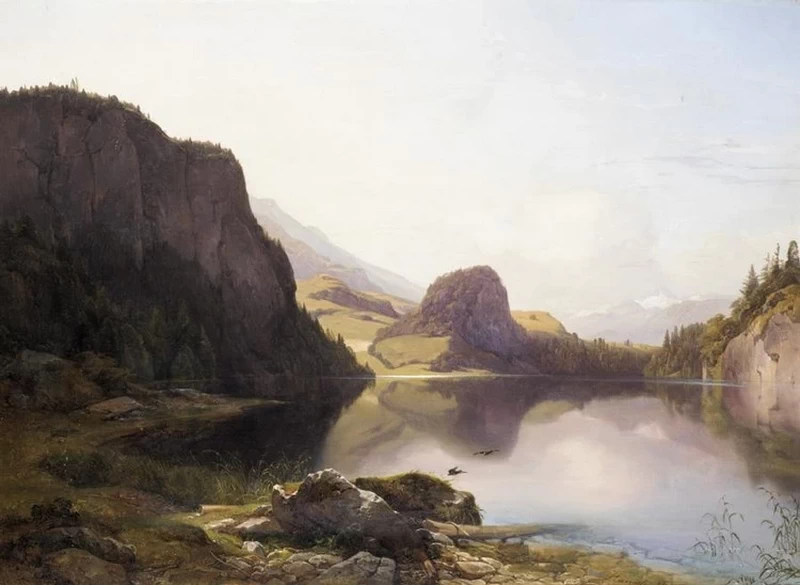 Il lago Kroten tra st. Gilgen e Mondsee